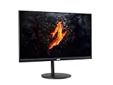 Acer Nitro XV240YP Gaming Monitor 23,8 Zoll (60 cm Bildschirm) Full HD, 165Hz OC, 144Hz, Fast LC 2ms (G2G), 2xHDMI 2.0, DP 1.2, höhenverstellbar, drehbar, HDMI/DP FreeSync Premium, Schwarz