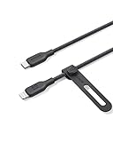 Anker USB-C auf Lightning Ladekabel, 541 Bio-Nylon Ladekabel (Phantomschwarz, 90cm), MFi zertifiziert, Schnellladekabel für iPhone 14 Plus 14 14 Pro Max 13 13 Pro 12 11 X XS XR