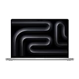 Apple 2023 MacBook Pro Laptop M3 Pro Chip mit 12‑Core CPU, 18‑Core GPU: 16,2' Liquid Retina XDR Display, 18 GB gemeinsamer Arbeitsspeicher, 512 GB SSD Speicher. Funktioniert mit iPhone/iPad, Silber