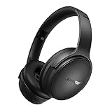 Bose QuietComfort SC Kabellose Kopfhörer mit Noise-Cancelling, Bluetooth Over-Ear-Kopfhörer, bis zu 24 Stunden Akkulaufzeit, mit Soft Case, Schwarz