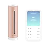 Netatmo Luftqualität Messgerät, Feuchtigkeit, Temperatur, Lärm und CO2 Sensoren, ‎Rose Gold, NHC-DE