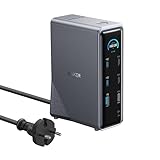 Anker Prime Dockingstation, 14-Port mit 160W Max. Leistung, 10Gbit/s schnelle Datenübertragung, smartes Interface in Echtzeit, Audio und Ethernet Ports, Dual 4K Displays für Dell, MacBook und mehr