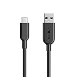 Anker Powerline II USB-C auf USB 3.1 Gen2 Kabel (91 cm), USB-IF zertifiziert für Samsung Galaxy Note 8, S8, S8+, S9, S10, iPad Pro 2018, MacBook, Sony XZ, LG V20 G5 G6, HTC 10, Xia. omi 5 und M. Erz