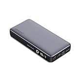 AMEGAT Power Bank 65W, 20000mAh Powerbank, USB C Input&Output externer Akku 3 Ports, Digitales Display, 65W Fast Recharge, für Laptops, Tablets, Smartphones, Ohrhörer und mehr