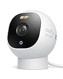 eufy Security Outdoor Cam E210, All-in-One eigenständige Überwachungskamera für Außenbereiche, mit 1080p Auflösung, Scheinwerfer, Nachtsicht in Farbe, Gebührenfreie Nutzung, IP67 Wasserschutz
