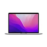 Apple 2022 MacBook Pro Laptop mit M2 Chip: 13' Retina Display, 8GB RAM, 256 GB SSD ​​​​​​​Speicher, Touch Bar, beleuchtete Tastatur, FaceTime HD Kamera. Kompatibel mit iPhone/iPad; Space Grau ​​​​​​​