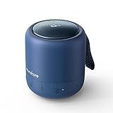 soundcore Anker Mini 3, Bluetooth-Lautsprecher mit BassUp und PartyCast Technologie, USB-C, Wasserschutz IPX7, Individueller EQ (in Blau)