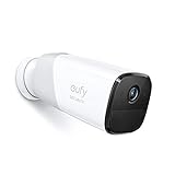 eufy Security eufyCam 2 Pro, Zusätzliche Überwachungskamera zum Anschließen, 365 Tage Akkuleistung, HomeKit Kompatibilität, 2K Auflösung, IP67 Wasserschutz, Nachtsicht, benötigt HomeBase 2