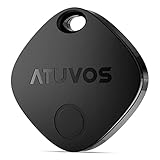 ATUVOS Schlüsselfinder Keyfinder, Smart Air Tracker Tag Kompatibel mit Apple Wo ist? APP (iOS NUR, Android Nicht unterstützt), Bluetooth Key Finder für Gepäck, Brieftaschen, Koffer,Austauschbarer Akku