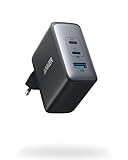 100W USB C Ladegerät, Anker 736 Charger (Nano II) Schnellladegerät, 3-Port USB C Netzteil für MacBook Pro/Air, iPad Pro, Galaxy S22/S20, iPhone 15/Pro