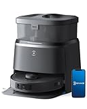 ECOVACS DEEBOT T30 Omni Saugroboter mit Wischfunktion, Mini Station Staubsauger Roboter, 11.000 PA Saugkraft, Adaptive Kantenreinigung mit TruEdge™ Mopping Technolgie, ZeroTangle™ Design