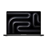 Apple 2023 MacBook Pro Laptop M3 Pro Chip mit 12‑Core CPU, 18‑Core GPU: 16,2' Liquid Retina XDR Display, 18 GB gemeinsamer Arbeitsspeicher, 512 GB SSD Speicher. Funktioniert mit iPhone, Space Schwarz