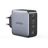 UGREEN Nexode 100W USB C Ladegerät GaN USB C Netzteil 4 Ports Charger PD Ladegerät mit PPS kompatibel mit MacBook Pro, iPhone 15 Pro Max/15 Pro/14 Pro/14 Pro Max, iPad Pro, S24 Ultra, S24+ usw