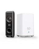 eufy Security Video Doorbell S330, Türklingel mit Kamera & Homebase, Bewegungssensor, Paketerkennung, 2K, gebührenfrei, 16GB Speicher, Nachtmodus, Videoüberwachung