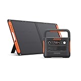 Jackery Solargenerator 1000 v2 mit 100W Solarpanel, 1070Wh LiFePO4 Tragbare Powerstation, 1500W AC/100W USB-C Ausgang,1 Std. Schnellladung für Outdoor,Off-Grid,RV,Notfall