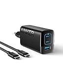 Ladegerät 67W, Anker 335 Hochleistungs-Netzteil mit PIQ 3.0, 3-Port Schnellladegerät, PD Charger für iPhone 14 Serie, MacBook Pro, iPad, Galaxy, Pixel und mehr (USB-C auf USB-C Kabel enthalten)