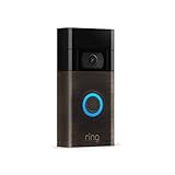 Ring Video Doorbell, Zertifiziert und generalüberholt | Akku Video-Türsprechanlage, 2. Gen. | Funktioniert mit Alexa