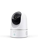 eufy Security Indoor Cam E220, 2K Überwachungskamera Innen, WLAN, Schwenkbar, Kameraüberwachung Innen, mit Nachtsicht, Personen- & Haustiererkennung, Bewegungsverfolgung, HomeBase 3 Kompatibel