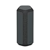 Sony SRS-XE300 - Tragbarer kabelloser Bluetooth-Lautsprecher mit breitem Klangbild - wasserdicht, stoßfest, 24 Stunden Akkulaufzeit und Schnellladung - Schwarz