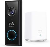 eufy Security, Kabellose Video-Türklingel mit Akku, 2K HD, Türklingel mit Kamera, Gebührenfrei, smarte Personenerkennung, beidseitige Audiofunktion(HomeBase 2 notwendig)(Generalüberholt)