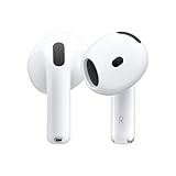 Apple AirPods 4 Kabellose Kopfhörer, Bluetooth Kopfhörer, Personalisiertes 3D Audio, Schutz for Schweiß und Wasser, USB-C Ladecase, H2 Chip, bis zu 24 Std. Wiedergabe