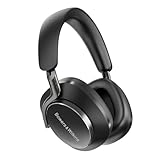 Bowers & Wilkins PX8 Flaggschiff-Over-Ear-Kopfhörer mit Geräuschunterdrückung, kabellos, Bluetooth 5.0 und Schnellladung, 30 Stunden hochauflösende Wiedergabe und integriertes Mikrofon, Schwarz