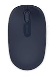 Microsoft Wireless Mobile Mouse 1850 (Maus, dunkelblau, kabellos, für Rechts- und Linkshänder geeignet), darkblue