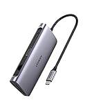 UGREEN USB C Docking Station 9 in 1 USB C Hub mit HDMI VGA Gigabit Ethernet PD 100W SD TF Kartenleser und 3 USB 3.0 kompatibel mit Surface go, MacBook Pro/Air, Dell XPS 13, Lenovo Yoga usw.