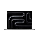 Apple 2023 MacBook Pro Laptop M3 Chip mit 8‑Core CPU, 10‑Core GPU: 14,2' Liquid Retina XDR Display, 8 GB gemeinsamer Arbeitsspeicher, 512 GB SSD Speicher. Funktioniert mit iPhone/iPad, Silber