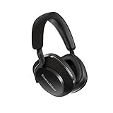 Bowers & Wilkins Px7 S2 Bluetooth Noise Canceling Headphones, Wireless, Qualcomm aptX™ Adaptive & Fast Charge, 30 Hours Playback, Six Built-in Microphones - Schwarz