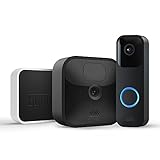 Blink Outdoor, witterungsbeständige HD-Überwachungskamera, 1 Kamera + Blink Video Doorbell, Zwei-Wege-Audio, HD-Video und Bewegungserfassung | funktioniert mit Alexa