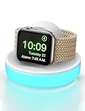 JOYROOM Kabellose Ladestation für Apple Watch, [RGB Licht] Schnelle Apple Watch Ladegerät, Magnetische Ladekabel Charger für iWatch Serie 9/Ultra 2/8/7/6/5/3/2/SE（38mm 40mm 41mm 42mm 44mm 45mm 49mm）