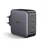 UGREEN Nexode 100W USB C Ladegerät GaN USB C Netzteil 4 Ports Charger PD Ladegerät mit PPS kompatibel mit MacBook Pro, iPhone 16 Pro Max/16 Pro/15 Pro/15 Pro Max, iPad Pro, S24 Ultra, S24+ usw