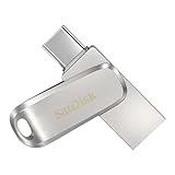 SanDisk Ultra Dual Drive Luxe USB Type-C-Laufwerk Smartphone Speicher 256 GB (Mobiler Speicher, USB 3.2 Gen 1, drehbares Design, 400 MB/s Lesen, USB Laufwerk, automatisches Backup)