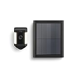 Ring Spotlight Cam Plus Solar von Amazon | 1080p-HD-Video, Gegensprechfunktion, Nachtsicht in Farbe, LED-Spotlights, Sirene, Selbstinstallation