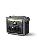 Anker SOLIX C1000 Tragbare Powerstation, LiFePO4, 1800W Solargenerator, 100% geladen in 58 Min. mit UltraFast Modus, LFP Powerstation für Outdoor, Camping und Stromreserve (Optionales Solarpanel)