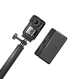 DJI Osmo Action 4 Adventure-Combo – 4K/120fps wasserdichte Kamera, 1/1,3-Zoll-Sensor, 10-Bit und D-Log M, 155°-Ultraweitwinkel-Sichtfeld, bis zu 7,5 Std. mit 3 zusätzlichen Akkus für Vlogging