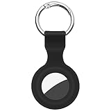 Ainiv AirTag Schutzhülle, Silikon Keyring Schutzhülle Kompatibel mit AirTags, Schutzhülle für Apple AirTags, Mini Apple AirTags Case, Hülle Schlüsselanhänger Case, Leicht Cover mit Schlüsselanhänger