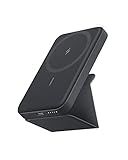 Anker 622 Magnetische Kabellose Powerbank (MagGo), 5000mAh Einklappbare Magnetische Powerbank mit USB-C für iPhone 13 und 12