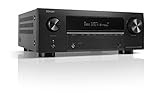 Denon AVC-X3800H 9.4-Kanal AV-Receiver, Verstärker mit Auro-3D, Dolby Atmos, DTS:X, 6 '8K-Eingänge und 3 Ausgängen, Bluetooth, AirPlay 2, HEOS-Multiroom, Alexa kompatibel, schwarz
