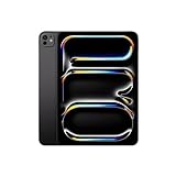 Apple 11' iPad Pro (M4): Ultra Retina XDR Display, 256 GB, 12 MP Querformat Frontkamera/12 MP Rückkamera, LiDAR Scanner, WLAN 6E, Face ID, Batterie für den ganzen Tag, Standardglas – Space Schwarz