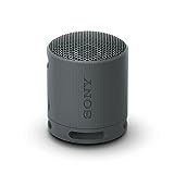 Sony SRS-XB100 - Kabelloser Bluetooth-Lautsprecher, tragbar, leicht, kompakt, Outdoor, Reise, langlebig, IP67 wasser- und staubdicht, 16 Std Akku, Trageriemen, Freisprechfunktion, schwarz
