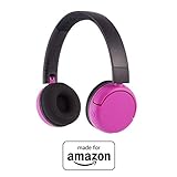 BuddyPhones PopTime, „Made for Amazon“, Pink (Altersklasse: 8-15 Jahre)