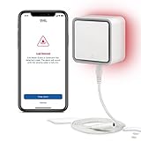 Eve Water Guard (Apple Home) - Smarter Wassermelder, 2m Sensorkabel (verlängerbar), 100dB, Wasseralarm auf iPhone, iPad, Apple Watch, Bluetooth, Thread