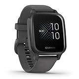 Garmin Venu Sq – wasserdichte GPS-Fitness-Smartwatch mit 1,3' Touchdisplay, Sport-Apps, Herzfrequenzmessung, Schlafanalyse, 6 Tage Akkulaufzeit, kontaktloses Bezahlen (Generalüberholt)