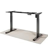 Desktronic Höhenverstellbarer Schreibtisch - Stehpult Tischgestell , Höhenverstellbar Elektrisch mit Touchscreen + Ladeanschlüssen - Schreibtisch Höhenverstellbar
