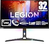 Lenovo Legion Y32p-30 | 31,5' UHD Gaming Monitor | 3840x2160 | 144Hz | 400 nits | 0,2ms Reaktionszeit | HDMI | DisplayPort | AMD FreeSync Premium | schwarz
