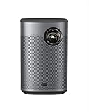 XGIMI Halo+ Mini Beamer, Android TV 10.0, Beamer Full HD mit Akku 700 ISO Lumen,Portable Projektor 1080P, mit Harman Kardon Lautsprechern, Autofokus, WiFi und Bluetooth, 3_5_mm_audio