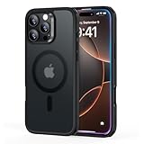 ESR für iPhone 16 Pro Hülle, kompatibel mit MagSafe, stoßfester militärnorm Schutz, magnetische Handyhülle für iPhone 16 Pro, Classic Hybrid Hülle (HaloLock), Schwarz