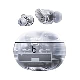 Beats Studio Buds + (2023) – Komplett kabellose Noise Cancelling In-Ear Kopfhörer, verbesserte Apple & Android Kompatibilität, eingebautes Mikrofon, Schweiß-beständige Bluetooth Kopfhörer- Transparent